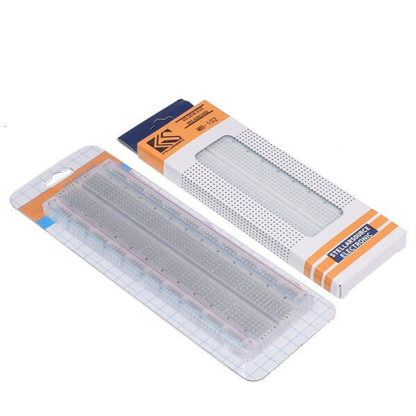 Макетна плата безпайкова MB-102 830 пікселів (Breadboard for Arduino) Макетна плата безпайкова MB-102 830 пікселів (Breadboard for Arduino)